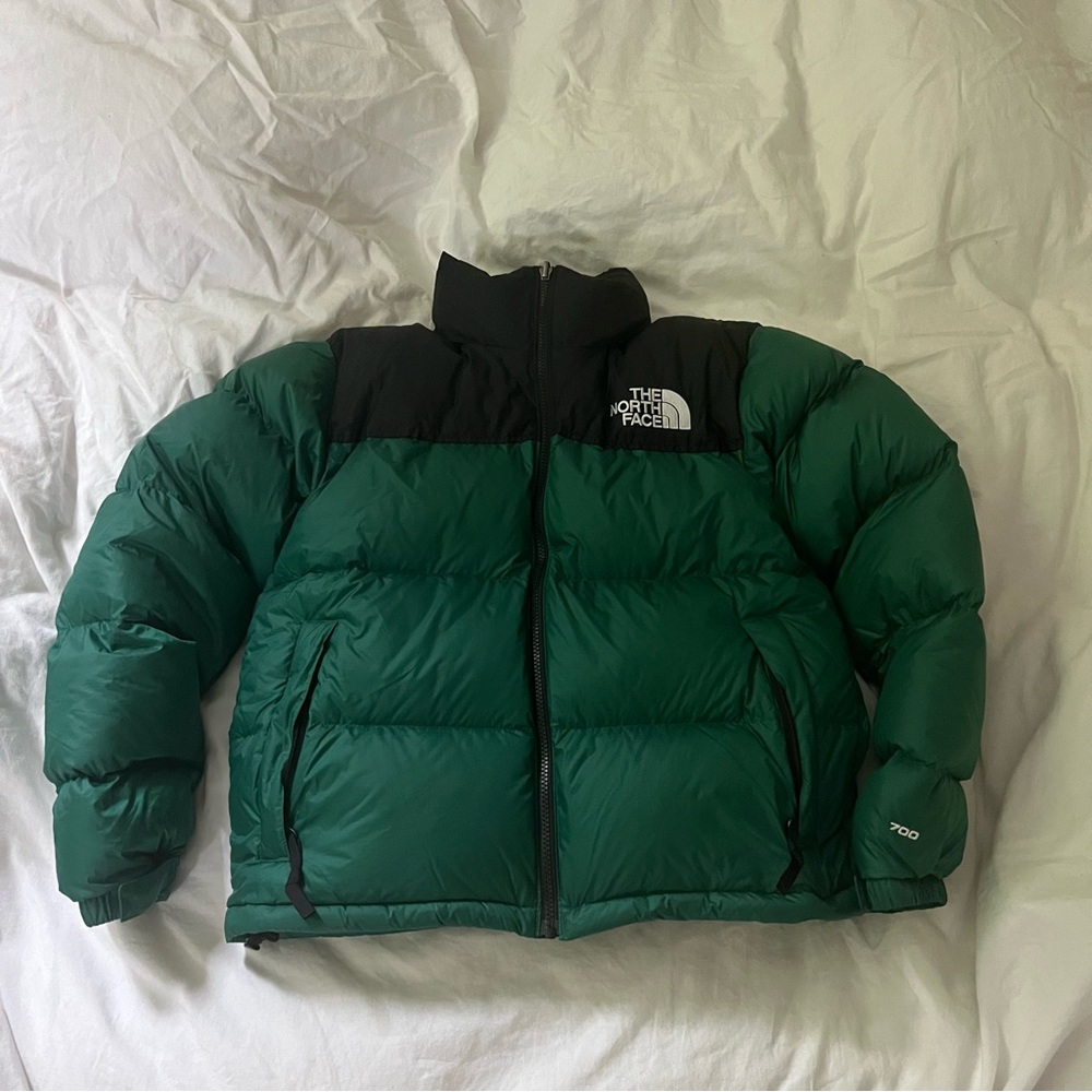 the north face nuptse 700 evergreen
